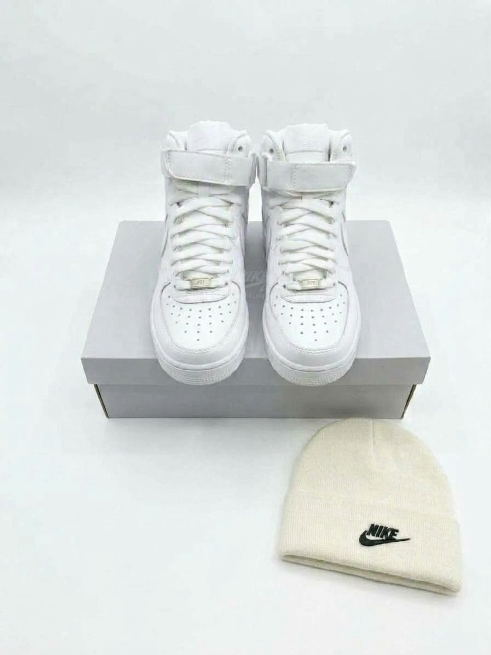 Nike Air Force 1s high top white Size 7y = W 8.5 or M 7